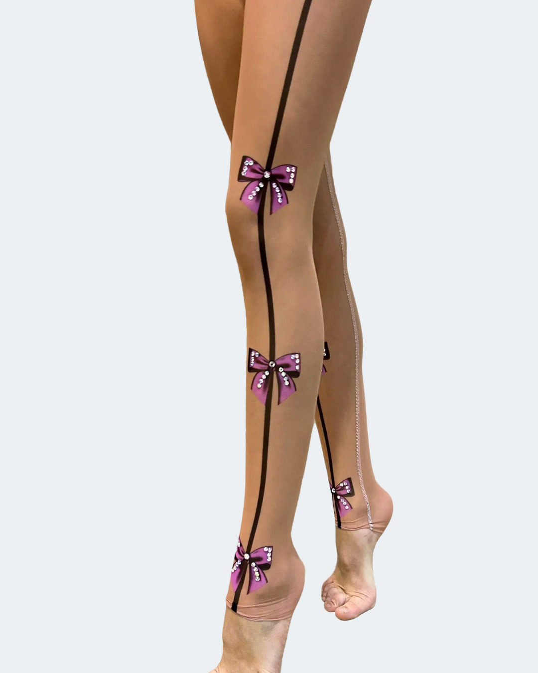 Rhythmic Gymnastics Tights Bows