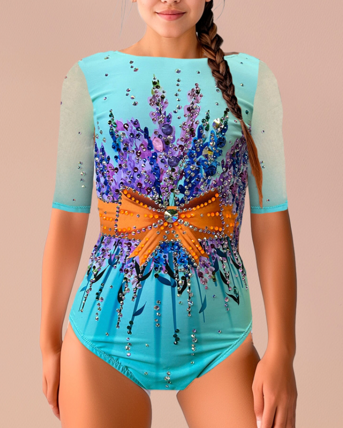 Bruselas – Justaucorps gymnastique rythmique TURBO FLUOR