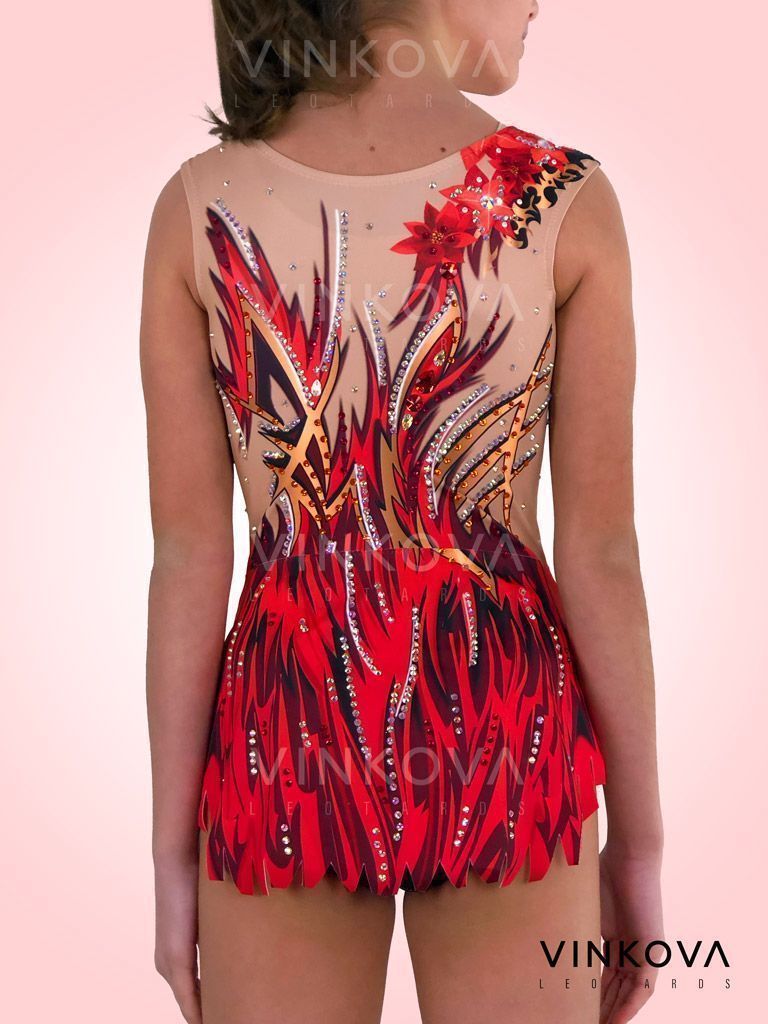 Fire – Maillot gimnasia rítmica