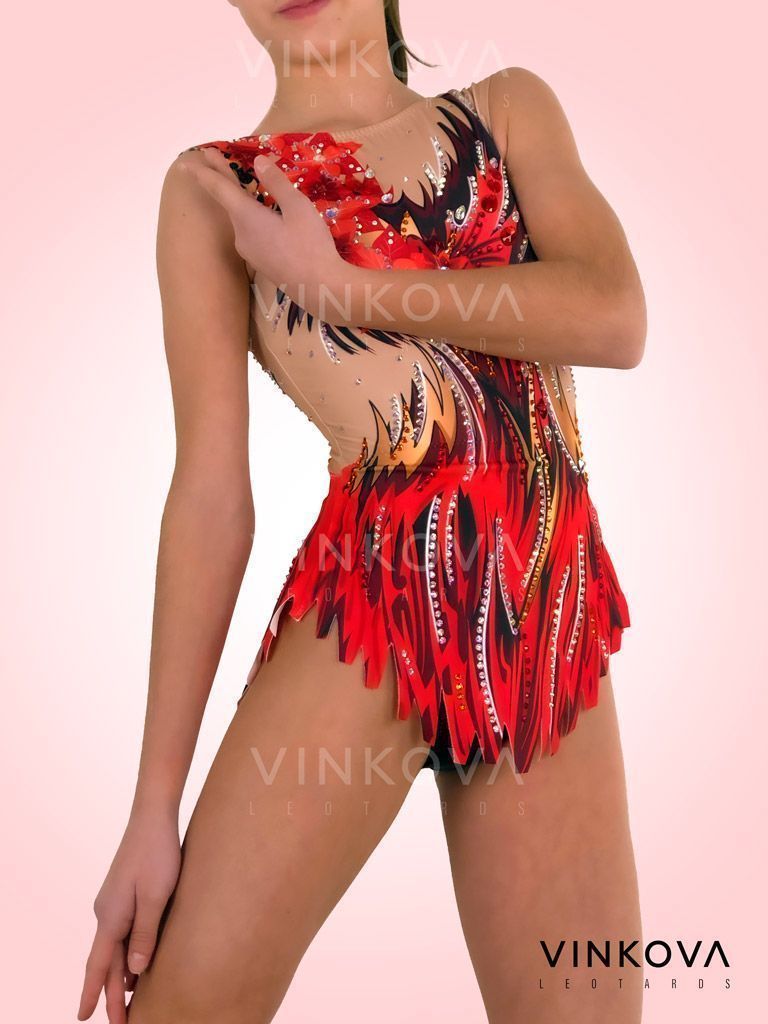 Fire – Maillot gimnasia rítmica