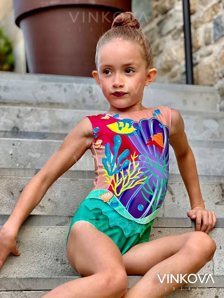 Ariel – Rhythmic Gymnastics Leotard for Girls