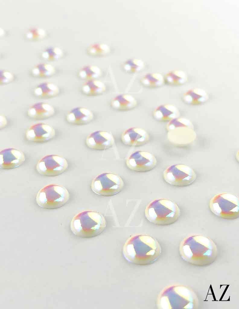 Perle céramique blanche Hotfix