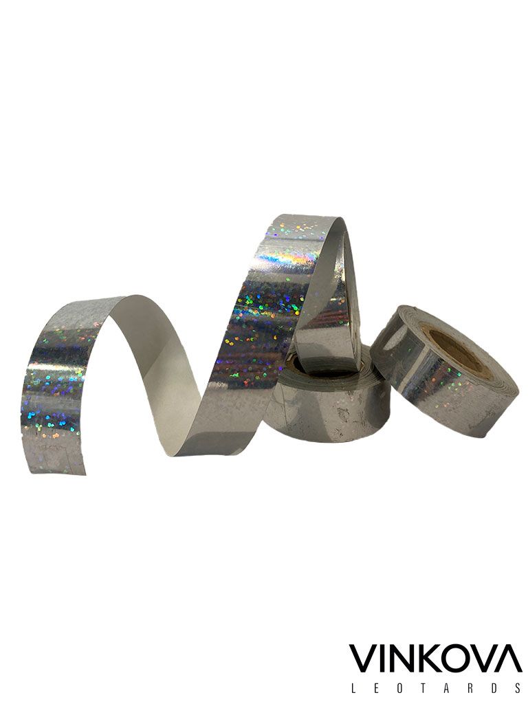 Silver Sparkle Adhesive Roll