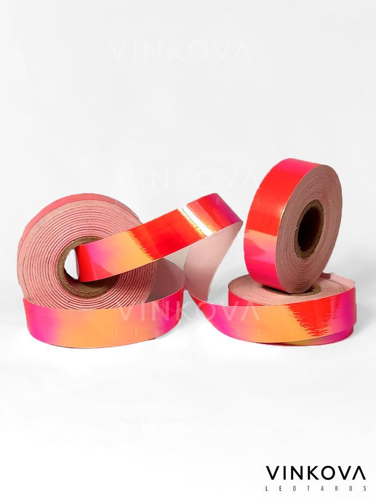Iridescent Coral Adhesive Roll