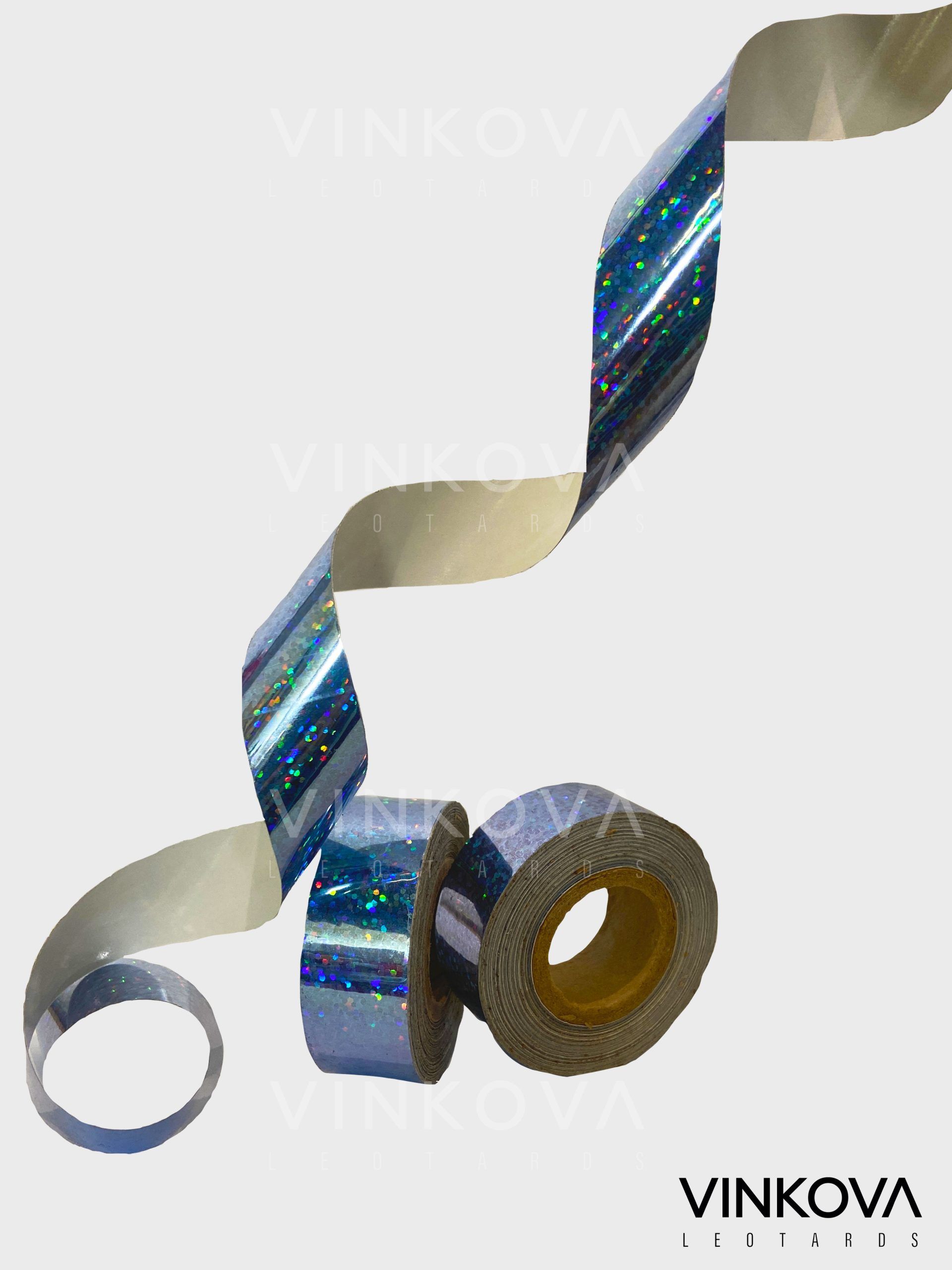 Blue-Gray Sparkle Adhesive Roll
