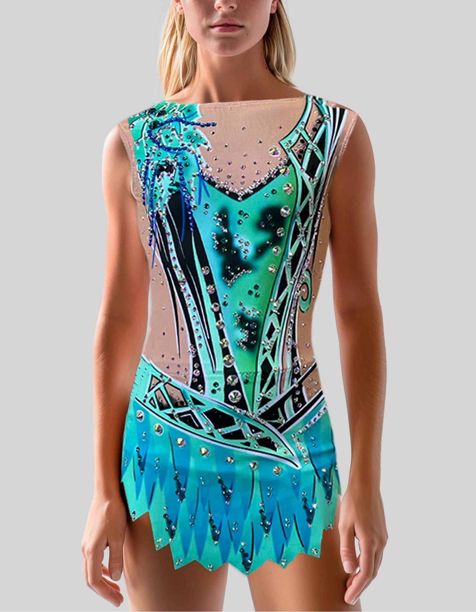 Green Forest – Justaucorps gymnastique rythmique