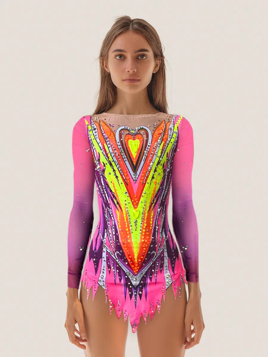 Core – TURBO FLUOR rhythmic gymnastics leotard