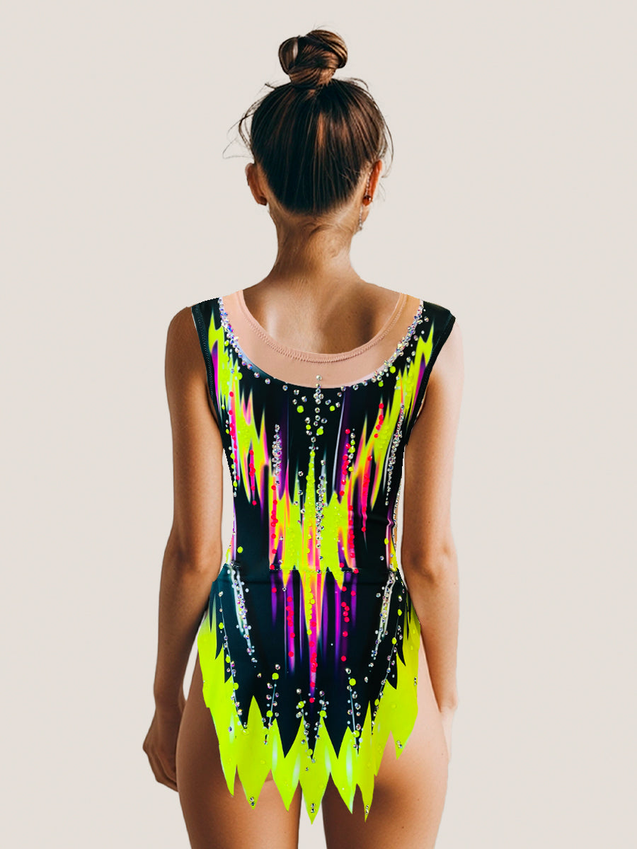 Danna – TURBO FLUOR rhythmic gymnastics leotard