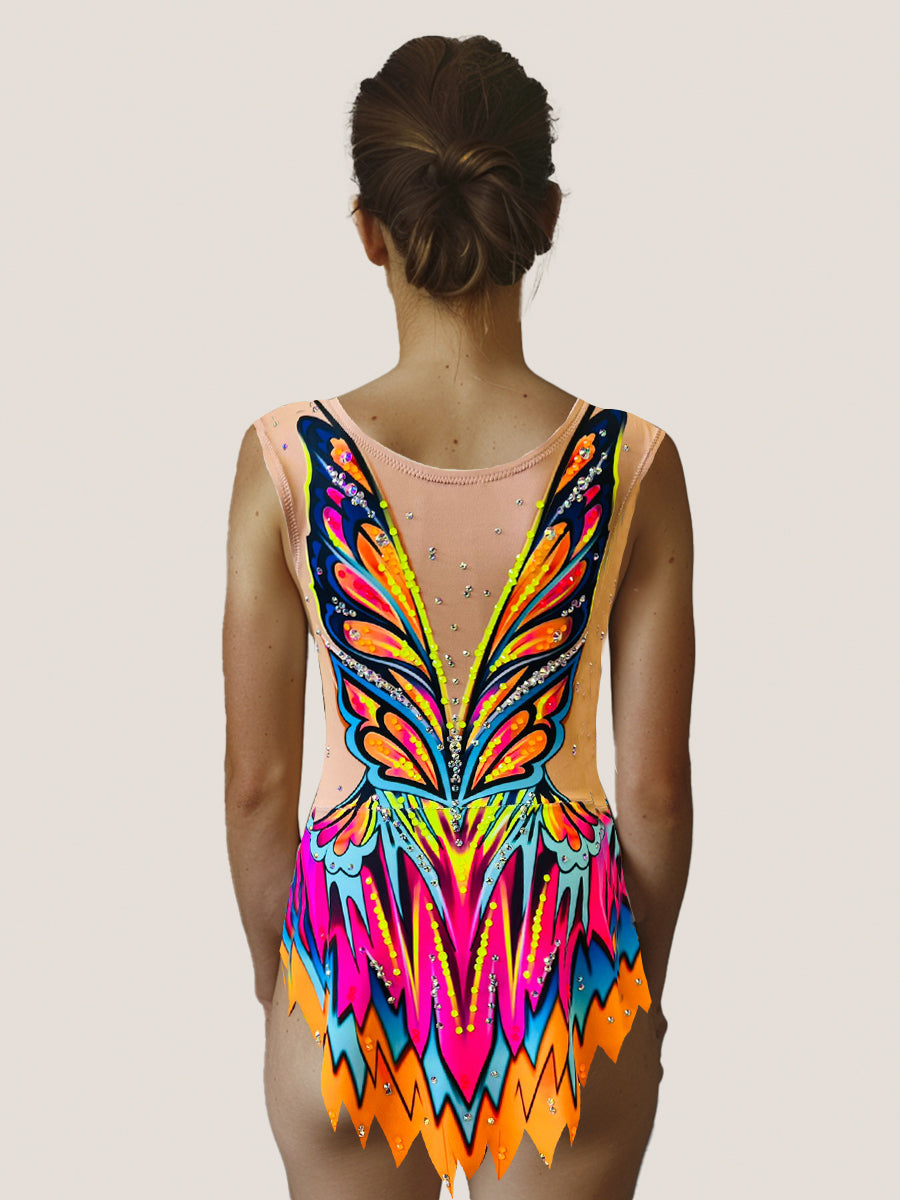Pavilion – TURBO FLUOR rhythmic gymnastics leotard