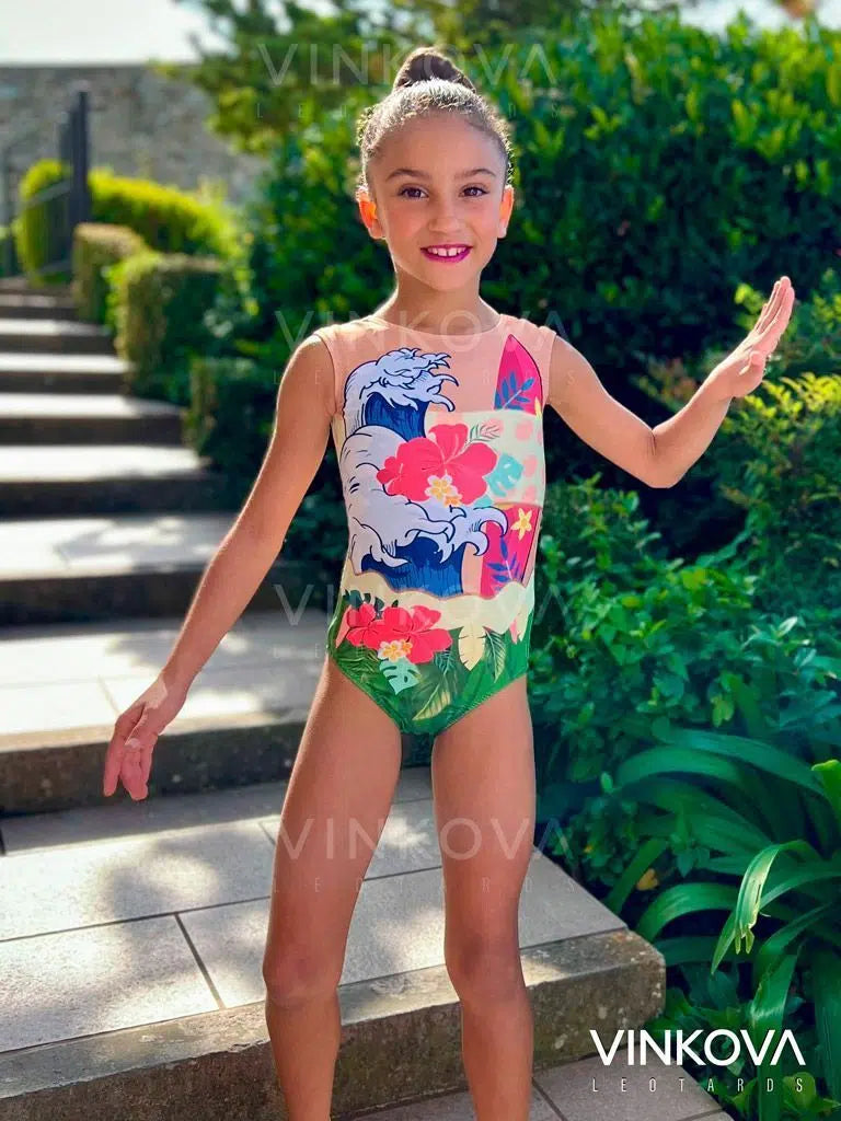 Moana – Rhythmic Gymnastics Leotard for Girls