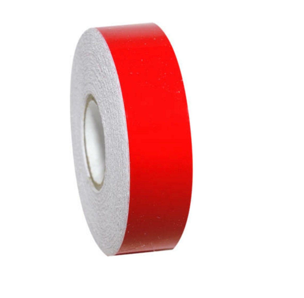 Cinta adhesiva Vinkova para aparatos de gimnasia rítmica, liso, rojo flúor, en un rollo.