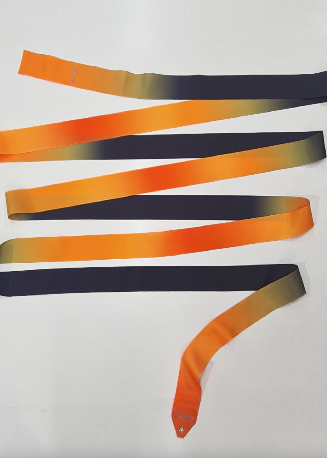 30 - Ruban de Gymnastique Rythmique - NAVY BLUE ORANGE