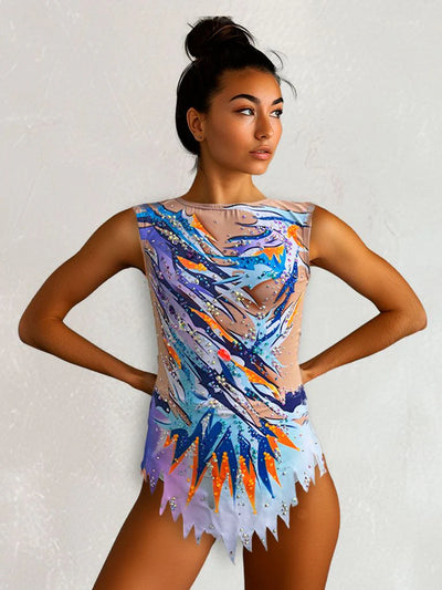 Zip  – Rhythmic gymnastics leotard