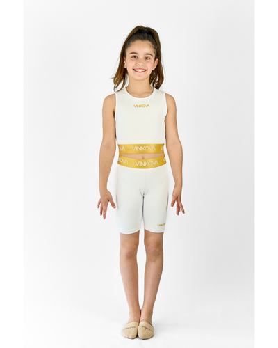 Vinkova White Top with band