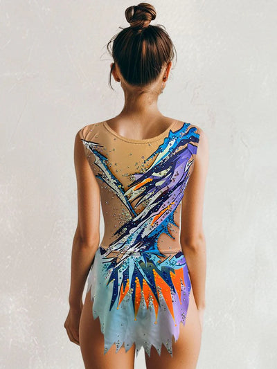 Zip  – Rhythmic gymnastics leotard