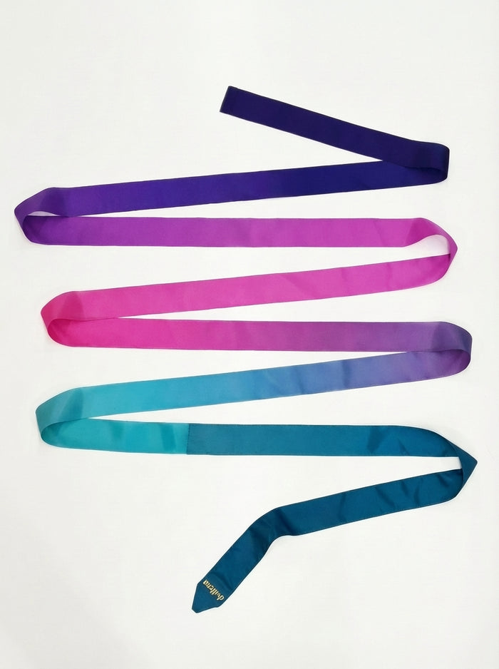 03 - Rhythmic Gymnastics Ribbon - GREEN VIOLET – VINKOVA