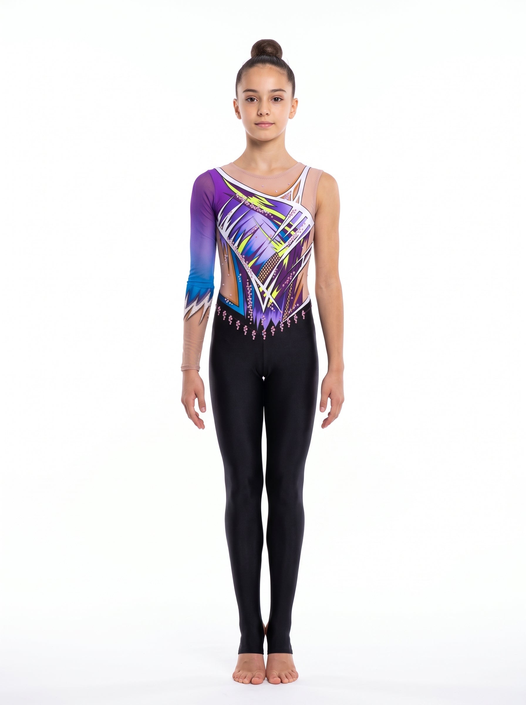 San Antonio Rhythmic gymnastics leotard violet | VINKOVA