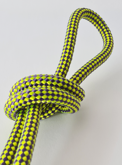 FIG approved multicolor braided rhythmic gymnastics rope for advanced level gymnasts.