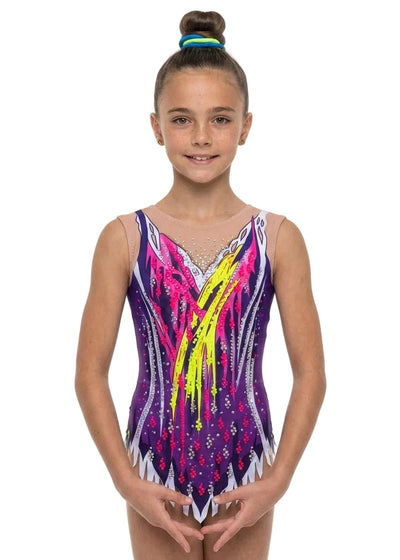 Púrpura – Spring Rhythmic Gymnastics Leotard