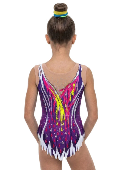 Púrpura – Spring Rhythmic Gymnastics Leotard