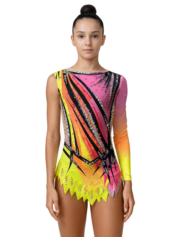Lalo – Maillot gimnasia rítmica TURBO FLUOR